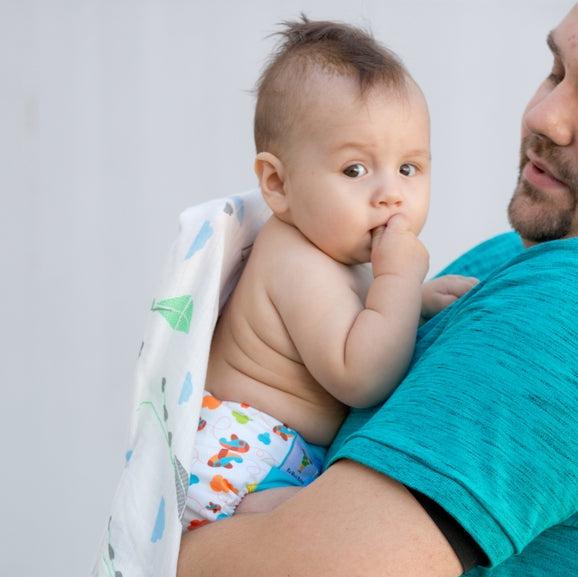 Kawaii Baby Swaddle Blanket Soft Bamboo Muslin Cotton - Zebra