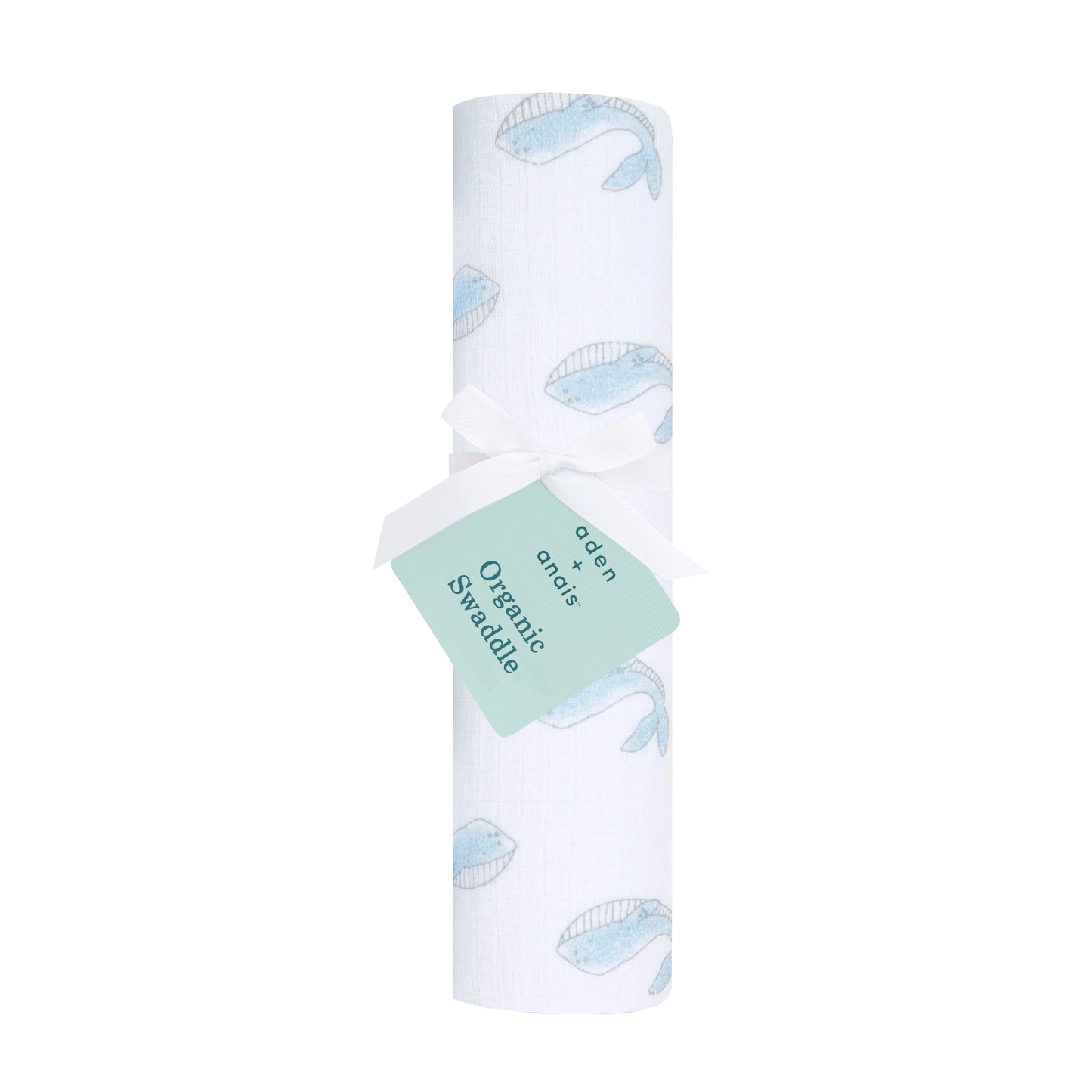 Aden Anais Essential Cotton Swaddles - Whale