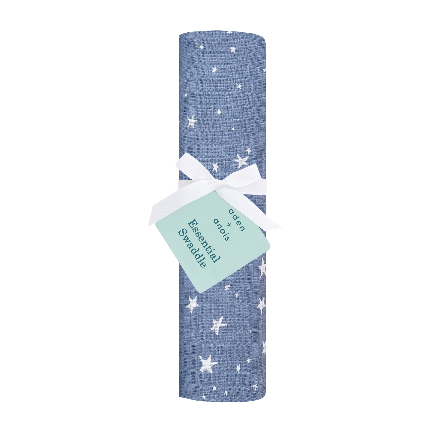 Aden Anais Essential Cotton Swaddles - Navy Stars
