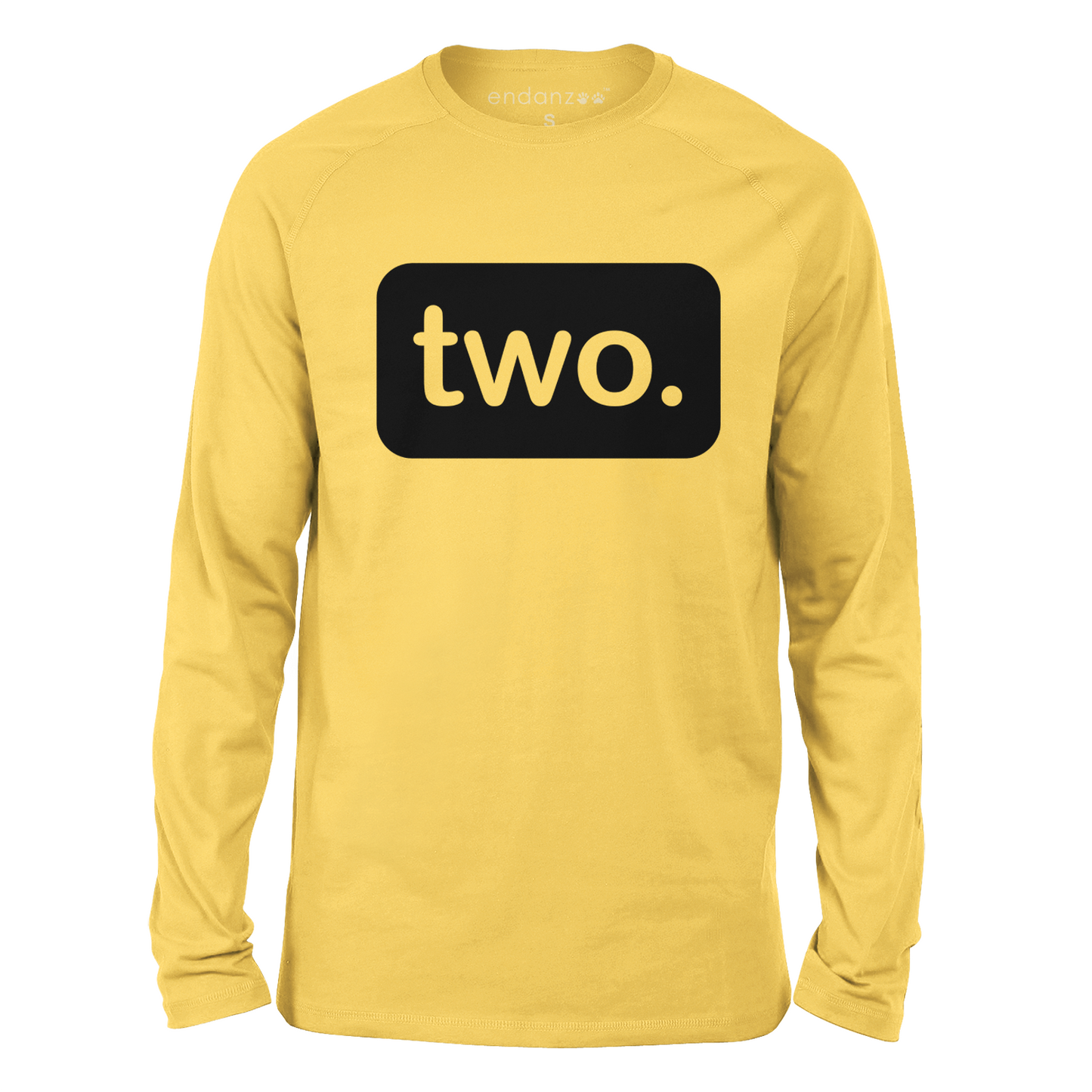 Classic Two Year Old Organic Three-Quarter Sleeves Kids Tee Shirt