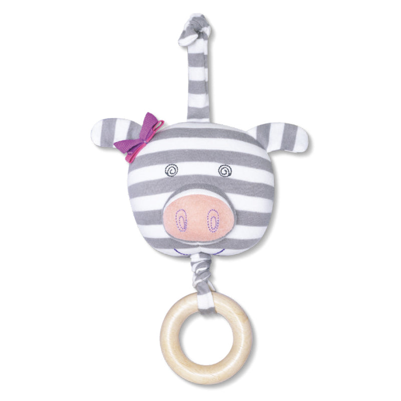 Organic Farm Buddies Waggle Toy - Penny Pig