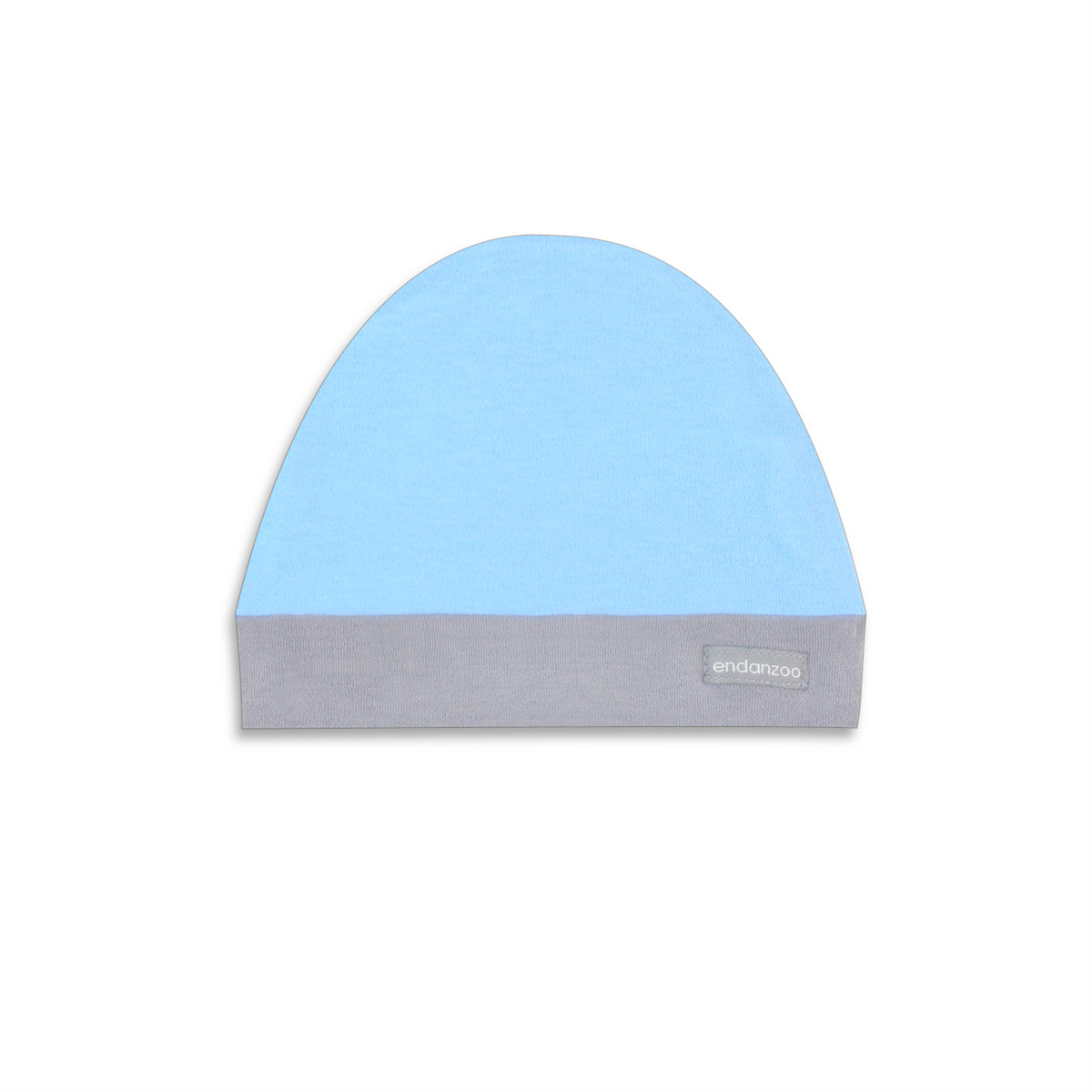 Endanzoo Organic Beanie - Blue w/ grey