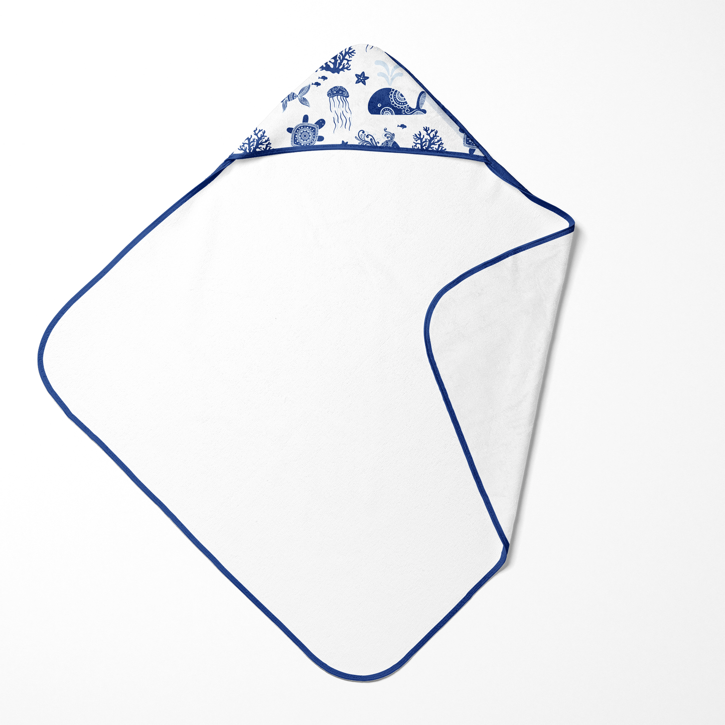 Endanzoo Organic Baby Hooded Towel - Deep Sea