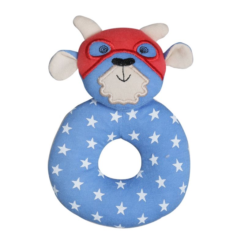 Organic Farm Buddies Teething Rattle -Super Go-T
