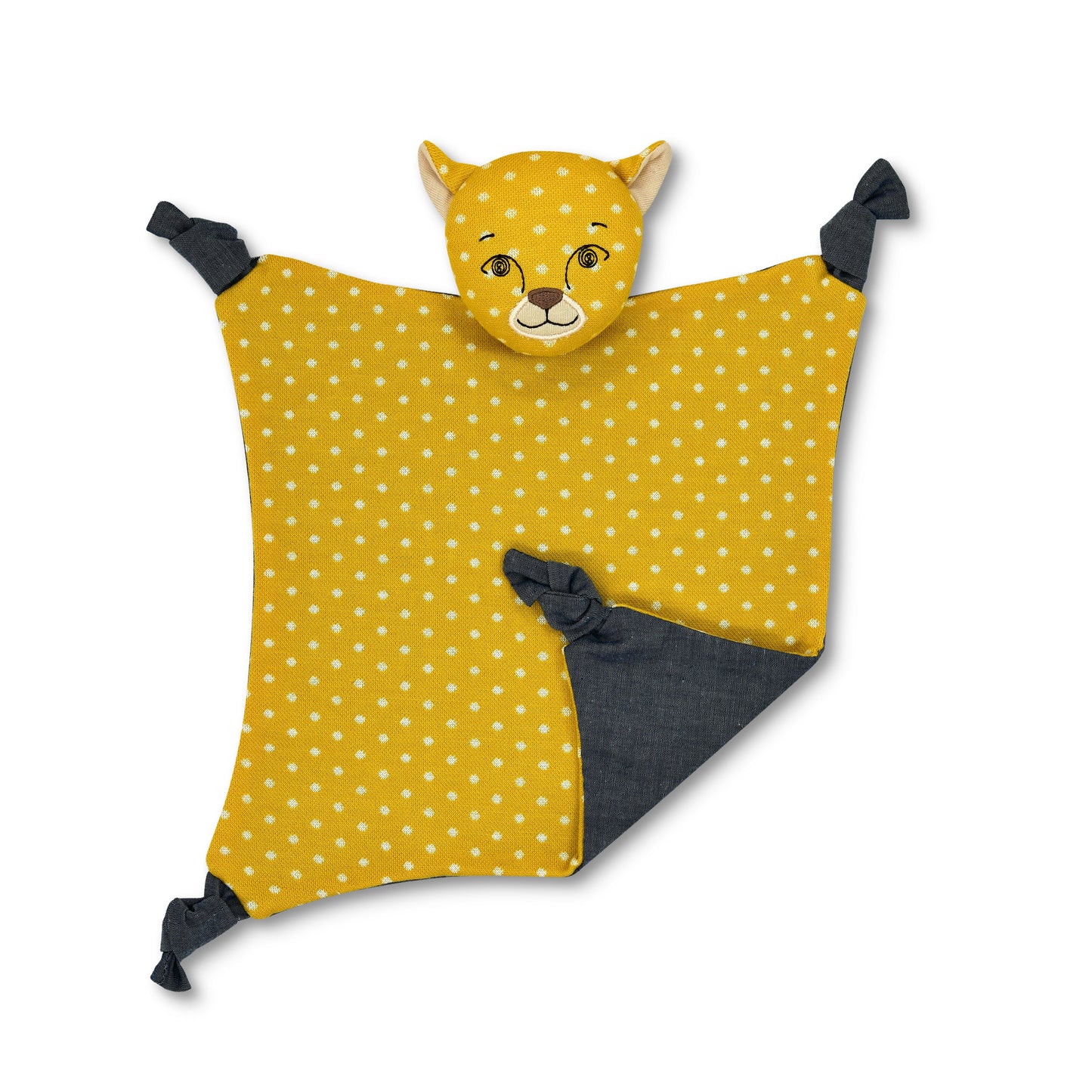 [Personalized] OFB Organic Cotton Baby Blankie - Charlie Cheetah