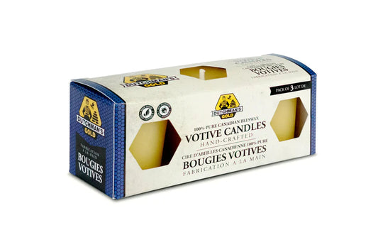 Dutchman's Gold - Canadian Beeswax Votive Candles