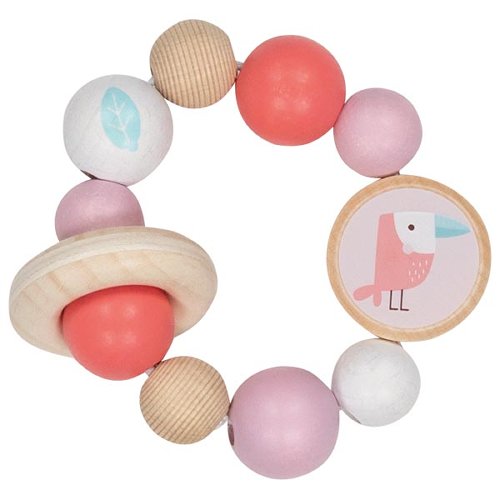 Zeronto Baby Girl Gift Basket - Pink Flamingo & Friends