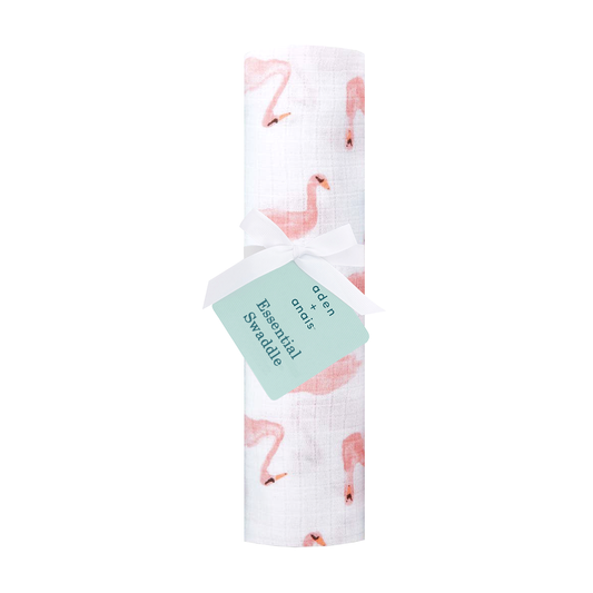 Aden Anais Essential Cotton Swaddles - Flamingo