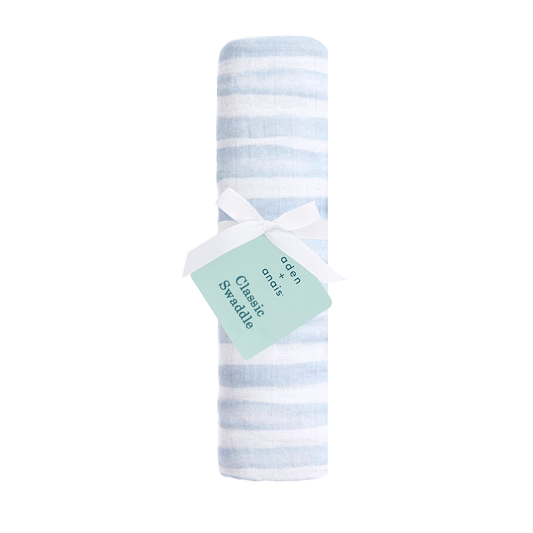 Aden Anais Classic Swaddle - Blue Stripe