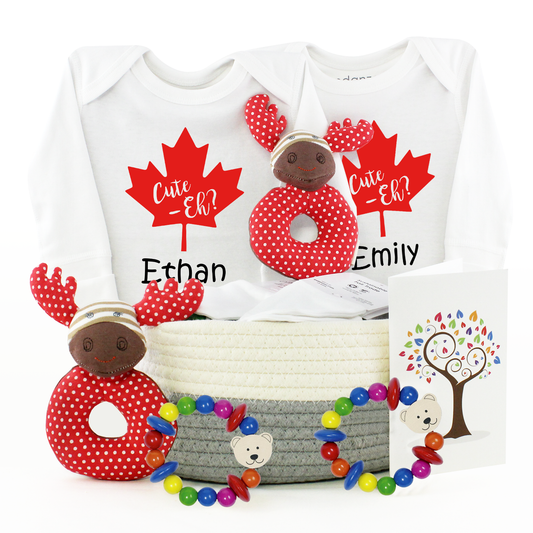 Zeronto Twin Baby Gift Box - Canadian Twins