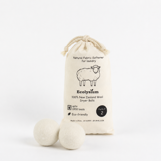 Bonus: Ecolysium Wool Dryer Balls (Pack of 2)