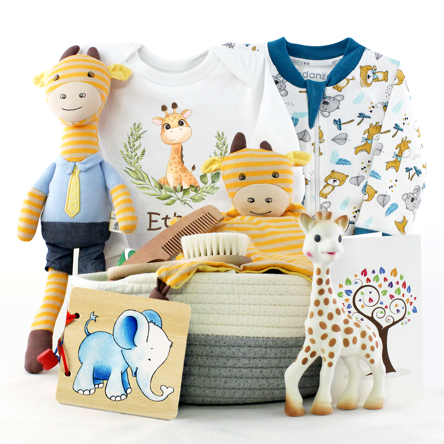 Zeronto Baby Gift Basket - Little Giraffe