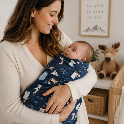 Ecolysium Essential Cotton Swaddles - Into the Woods