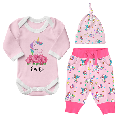 Zeronto Baby Girl Clothing Gift Box - Little Unicorn