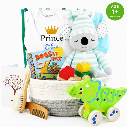 Zeronto Baby Boy Gift Basket - Royal Prince & The Dragon