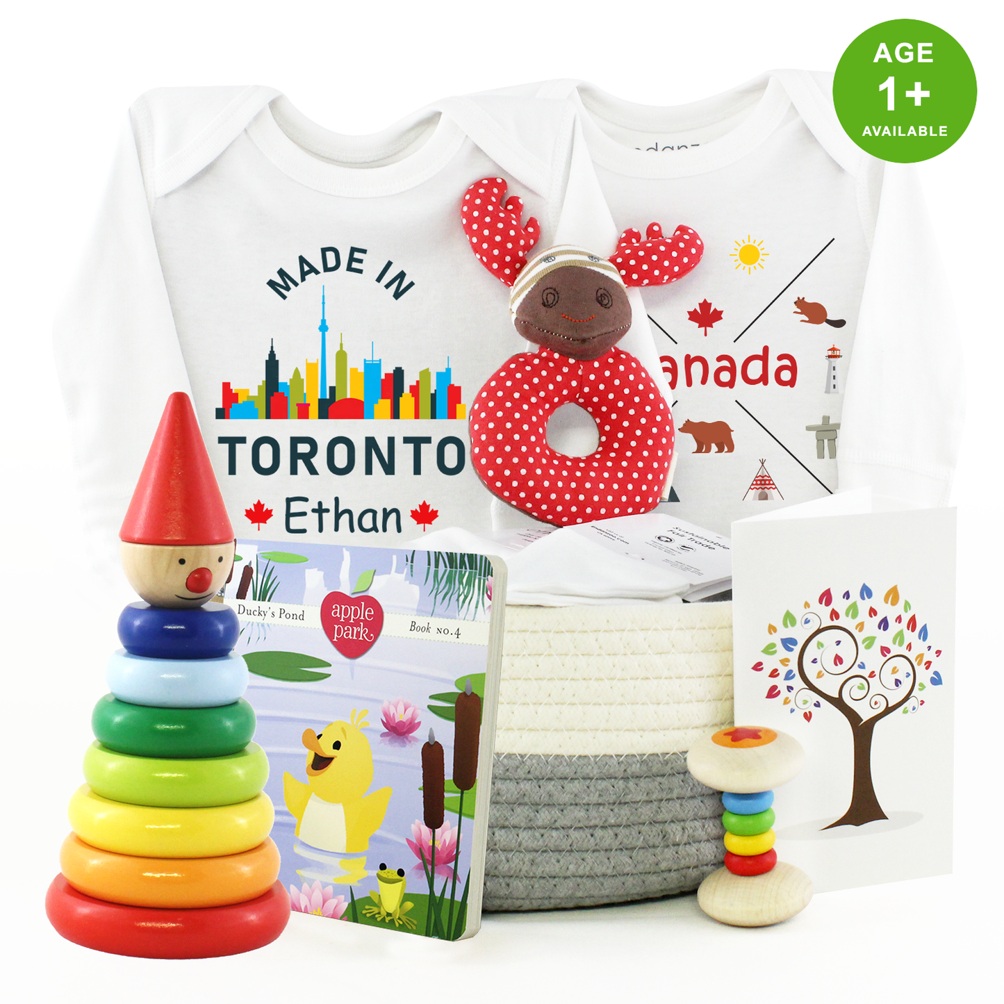 Zeronto Baby Gift Basket - Made in Toronto