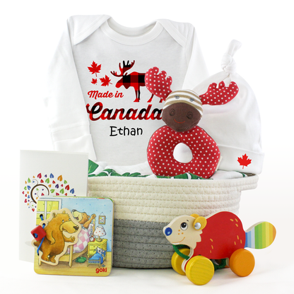 Zeronto Baby Gift Basket - True North Canada