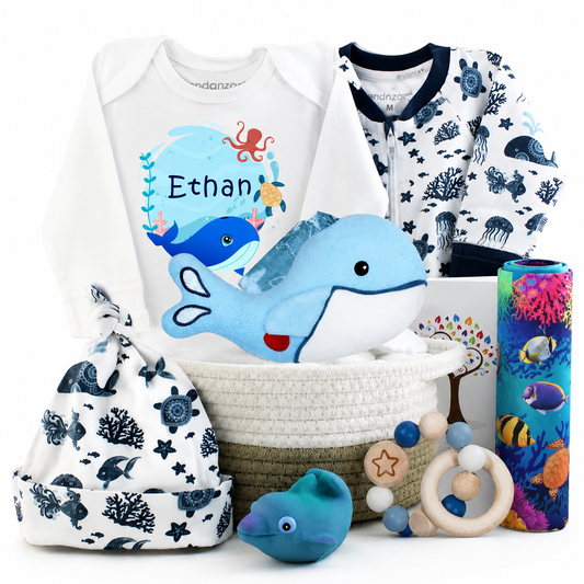 Zeronto Baby Boy Gift Basket - Deep Sea Exploration