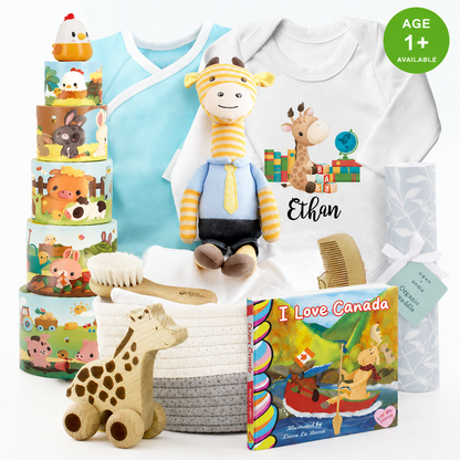 Zeronto Baby Boy Gift Basket - Little Scholar Boy