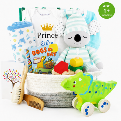 Zeronto Baby Boy Gift Basket - Royal Prince & The Dragon