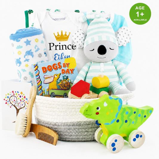 Zeronto Baby Boy Gift Basket - Royal Prince & The Dragon