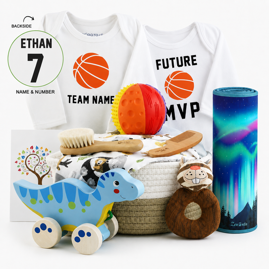 Zeronto Baby Gift Basket - Future MVP (Basketball)