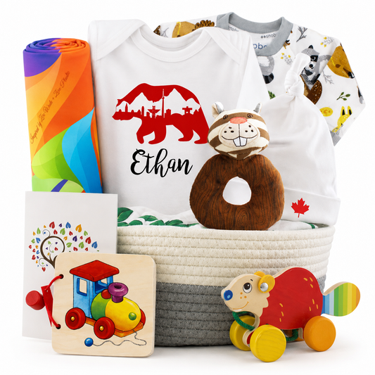 Zeronto Baby Gift Basket - Iconic Canadian Bear