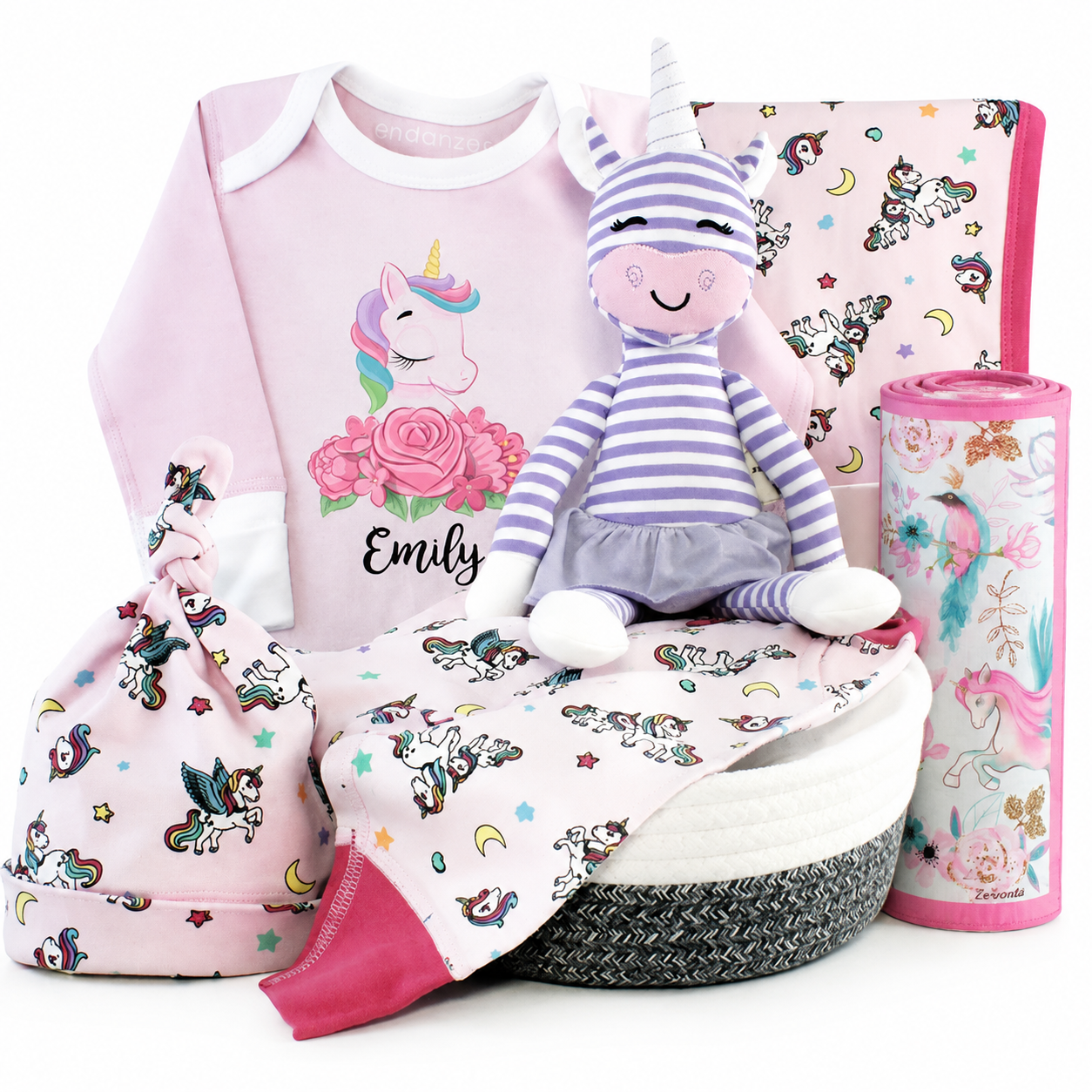 Zeronto Baby Gift Basket - Mystical Unicorns