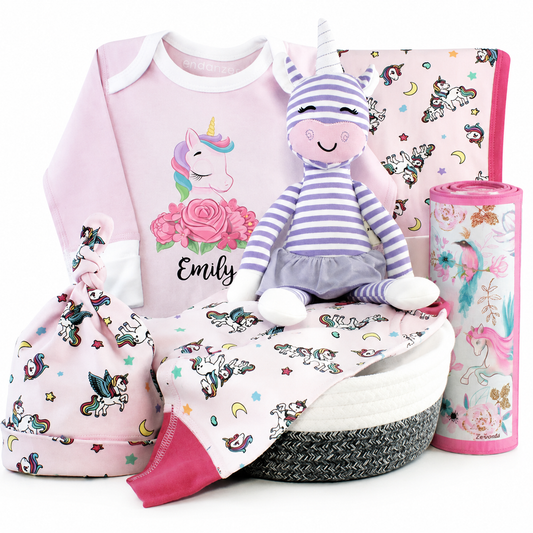 Zeronto Baby Gift Basket - Mystical Unicorns