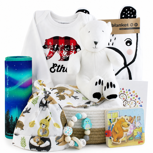 Zeronto Baby Gift Basket - Polar Bear & Friends