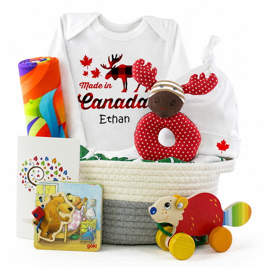 Zeronto Baby Gift Basket - True North Canada