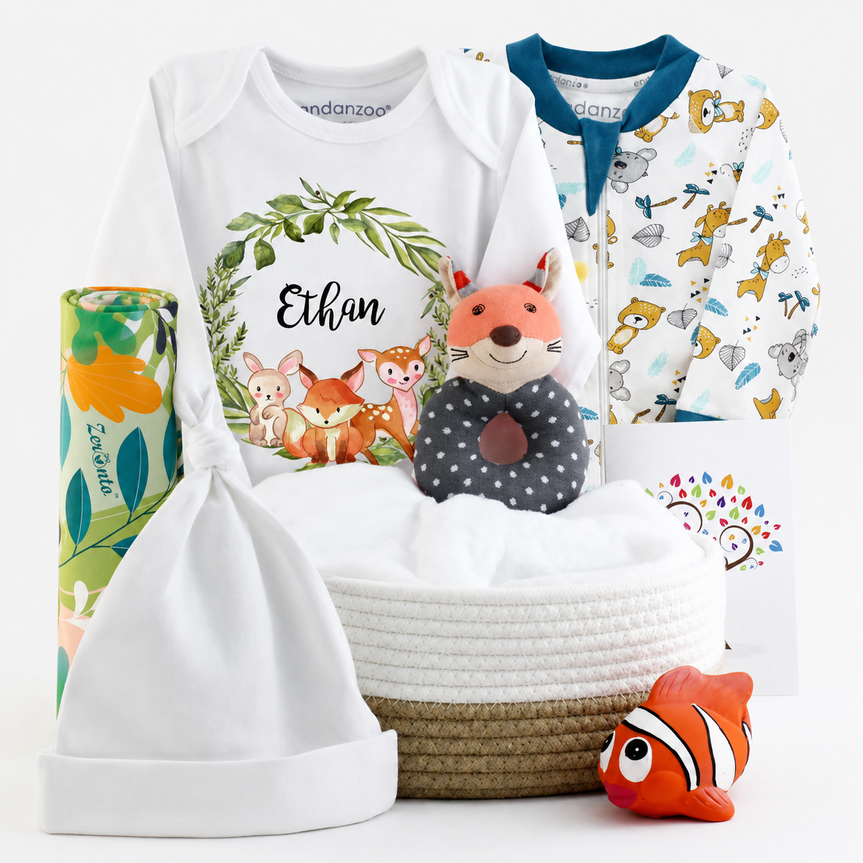 Zeronto Baby Gift Box - Cute Fox & Friends