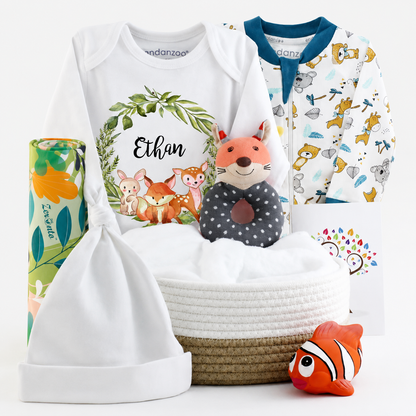Zeronto Baby Gift Box - Cute Fox & Friends