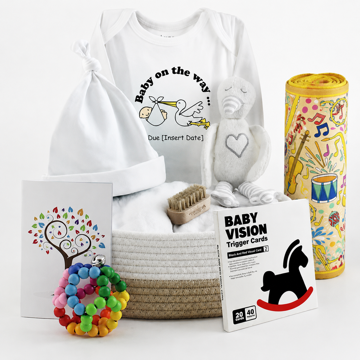 Zeronto Baby Gift Box - Stork Delivering Blessing To The Family