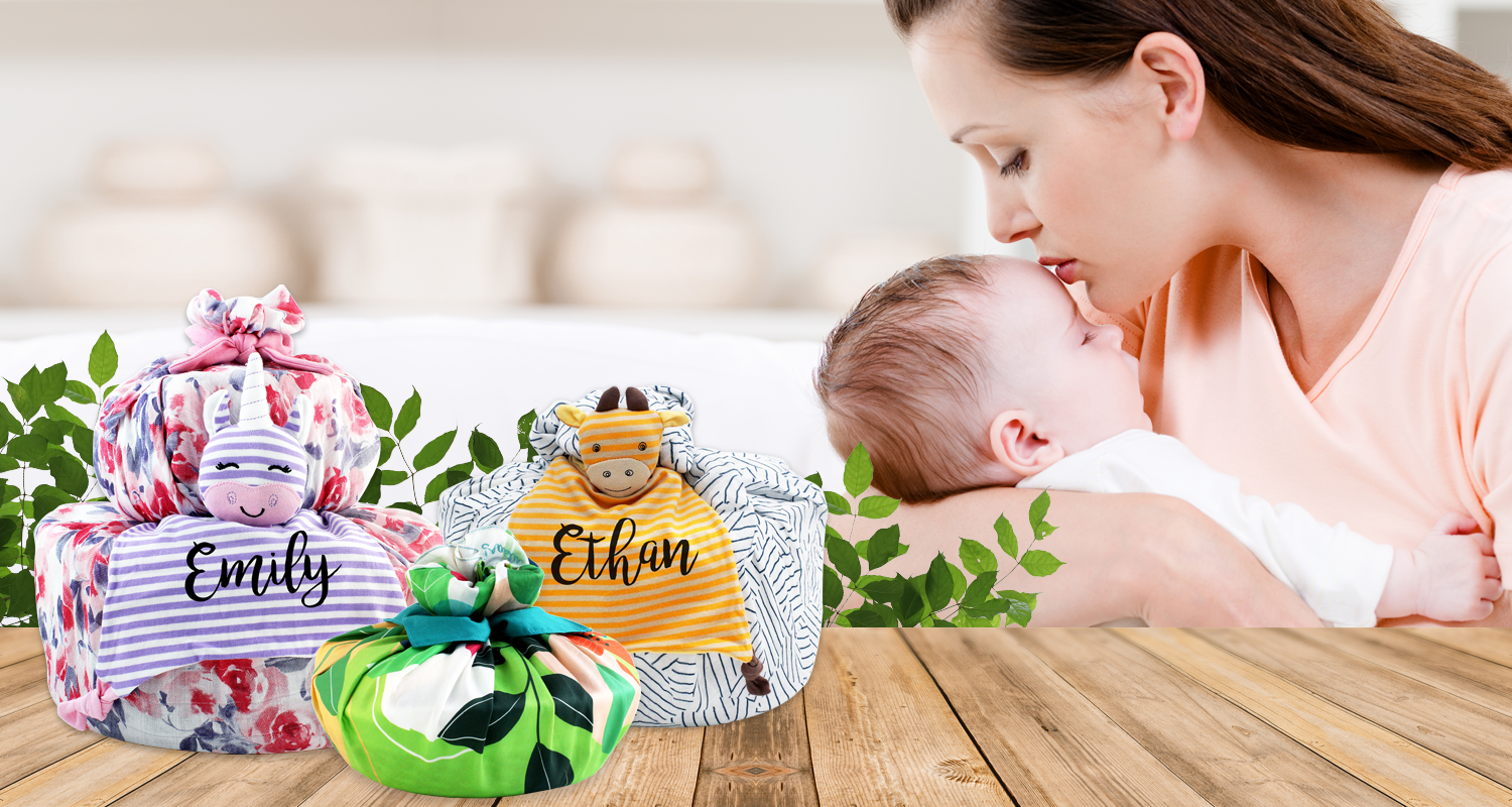 Shop Personalized, Luxury & Organic New Baby Gift Baskets Online – Zeronto  Baby Gift Baskets