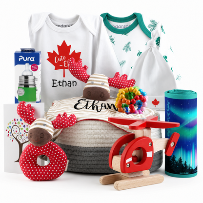 Zeronto Canada's Baby Gift Basket - Little Cute Canuck