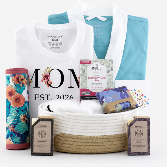 Zeronto New Mom Gift Basket - Just For Mom (Love Blue)