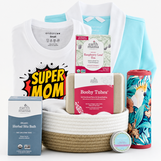 Zeronto Postpartum Gift Basket for New Mom - Recovery Magic (Blue)