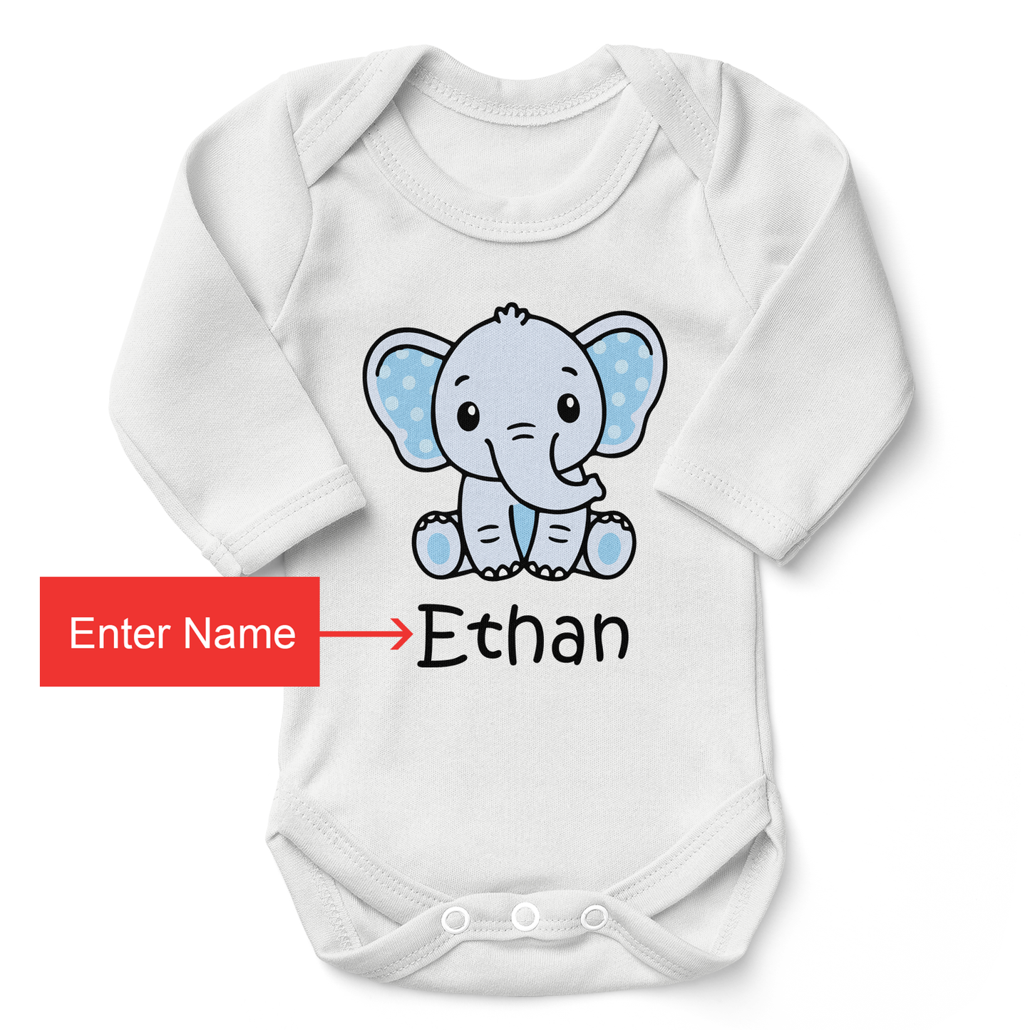Zeronto Baby Boy Clothing Gift Box - Cute Elephants