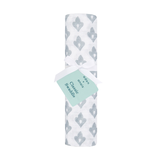 Aden Anais Classic Swaddle - Grey Spade