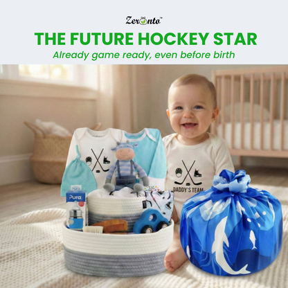 Zeronto Baby Gift Basket - Future Hockey Star
