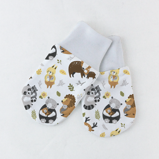 Endanzoo Organic Cotton Mitten - Safari Hugs