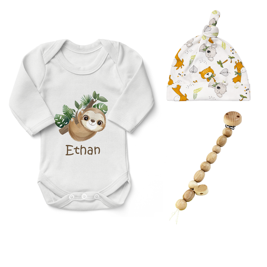 Zeronto Baby Boy Clothing Gift Box - Little Sloth