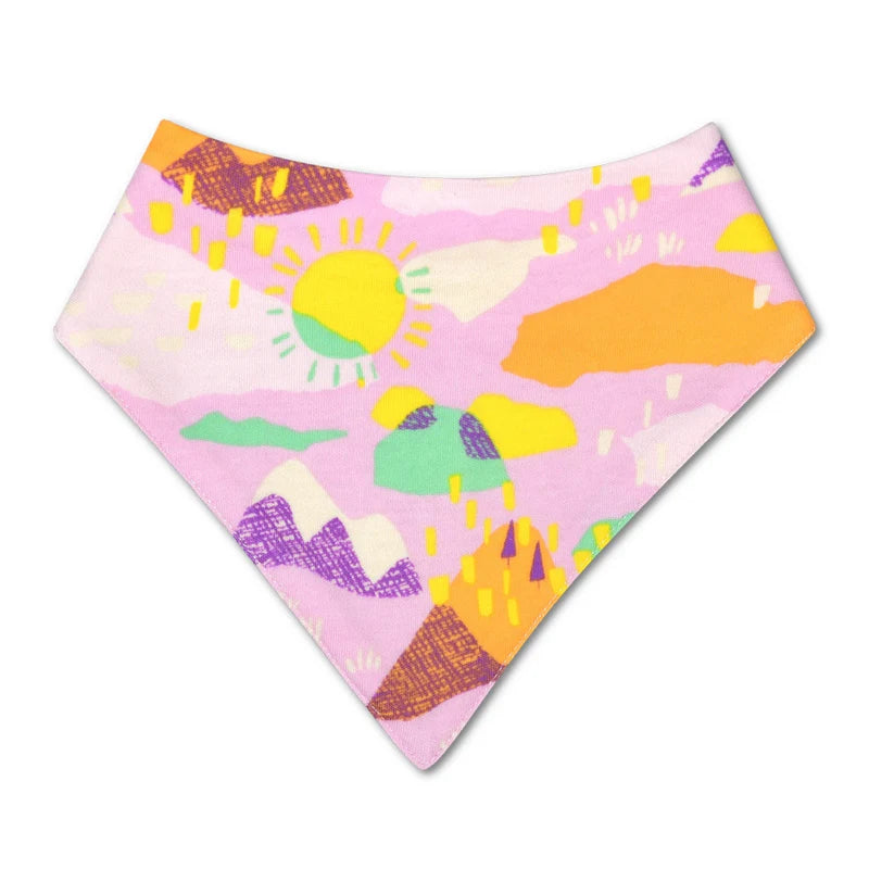 Apple Park Organic Cotton Bandana Bib - Mountain Girl