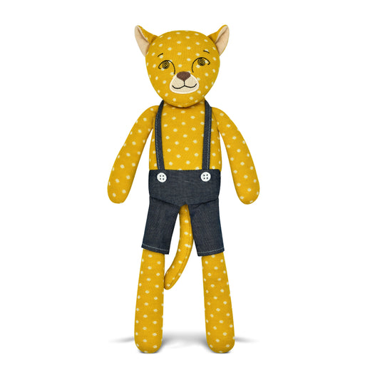 Organic Farm Buddies Organic Cotton Plush Toy - Charlie Cheetah (14 inches)