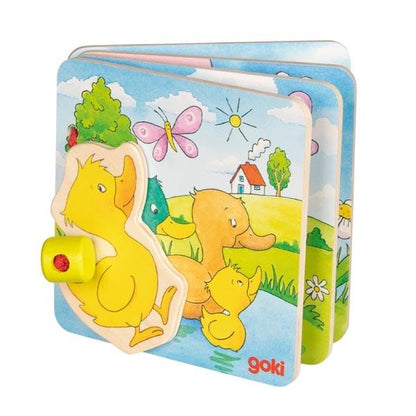 Goki Wooden Picture Book - Little Duck