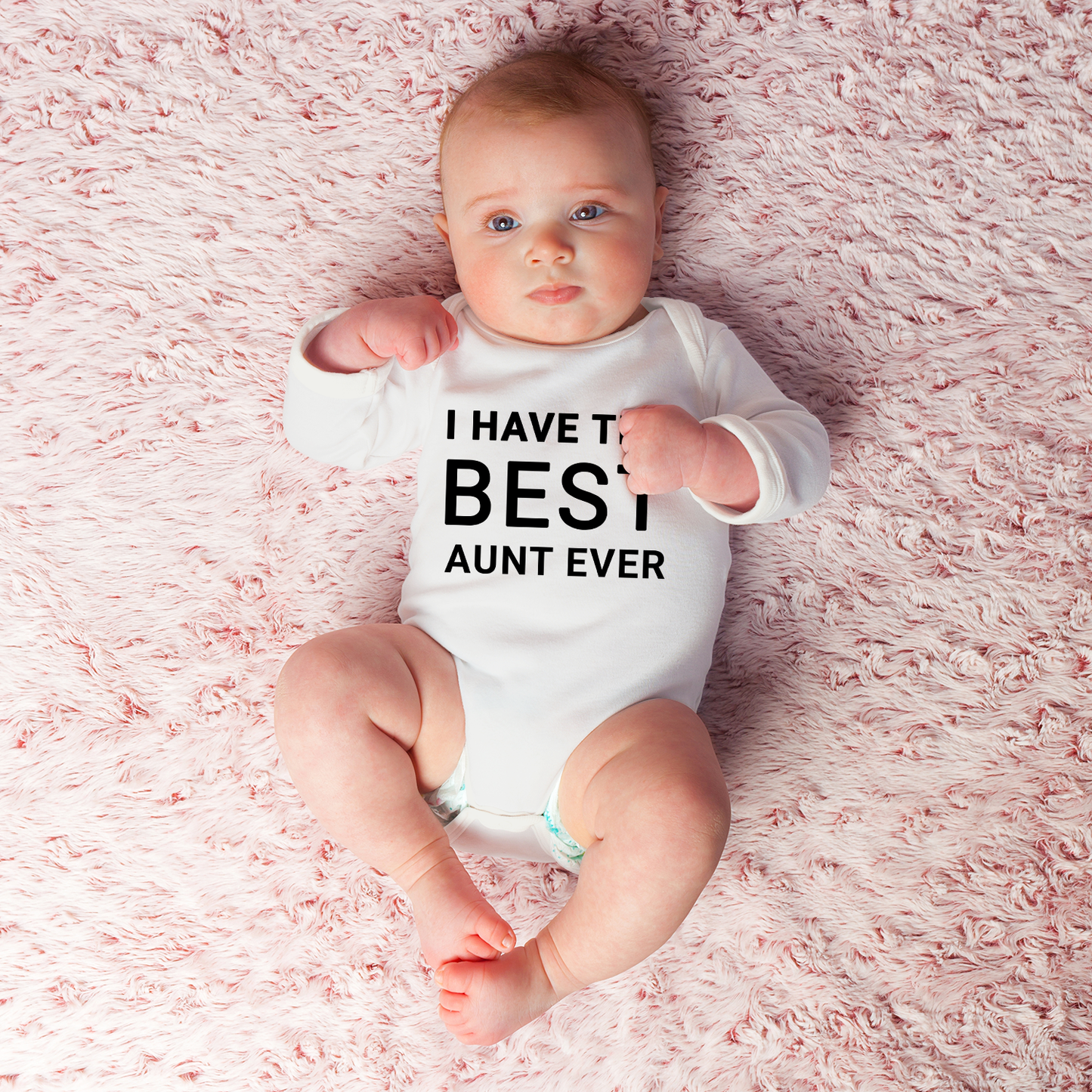 Best Aunt Ever - Organic Baby Bodysuit