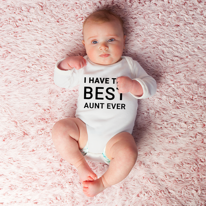 Best Aunt Ever - Organic Baby Bodysuit