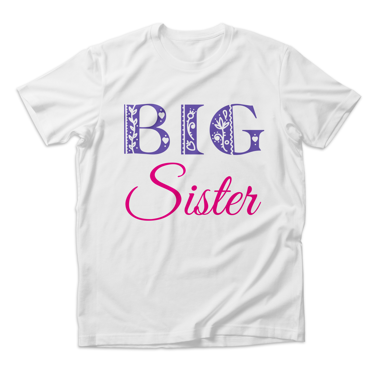 Big Sister Organic Kids Short Sleeve Tee Shirt