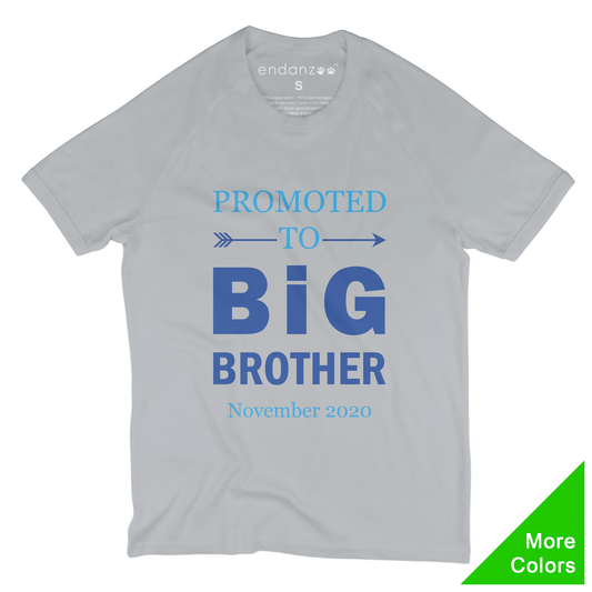 [Personalized] Promoted To Big Brother Organic Kids Tee Shirt